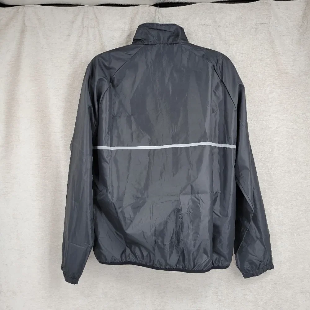 Sports Illustrated Men's XL Black Full Zip Windbreaker